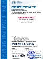 Sertifikat kvaliteta ISO 9001: 2008 Sertifikat kvaliteta ISO 9001: 2008